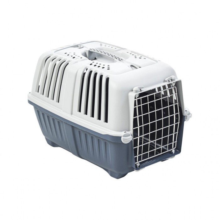 CUSCA TRANSPORT PENTRU CAINI SI PISICI MPS PRATIKO 1 METAL DARK BLUE 48x31x33(h)cm