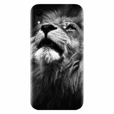 Husa silicon pentru Apple Iphone XR, Majestic Lion Portrait foto