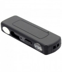 Stick USB Spion Reportofon iUni SpyMic STK97, Activare vocala, Memorie interna 8GB, Negru foto