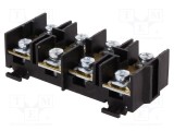 Regletă de conexiuni terminal cu șurub 16mm&sup2; 76A 4 piste PAWBOL