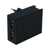 Cumpara ieftin Set Incarcator Retea Swissten Smart IC 2xUSB 3A+Cablu Date Micro Usb 1.2m Negru
