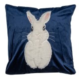 Cumpara ieftin Fata perna textil multicolor Iepuras 45x45 cm