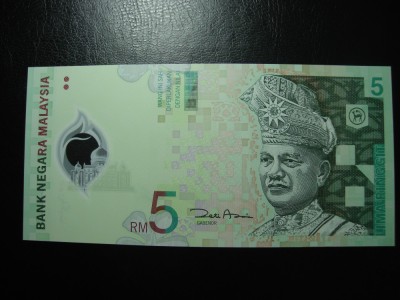 MALAEZIA 5 RINGGIT 2004 UNC foto
