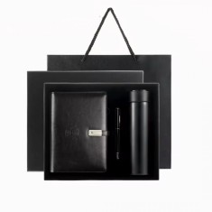 Set Agenda Inteligenta Premium LUDORA?, Pix Business si Termos Inteligent cu Ecran LED, Incarcare Wireless, Baterie Externa Incorporata 8000mAh, USB 1 foto