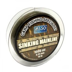 Fir Asso Sinking Mainline Brown 0.30mm 1000m foto