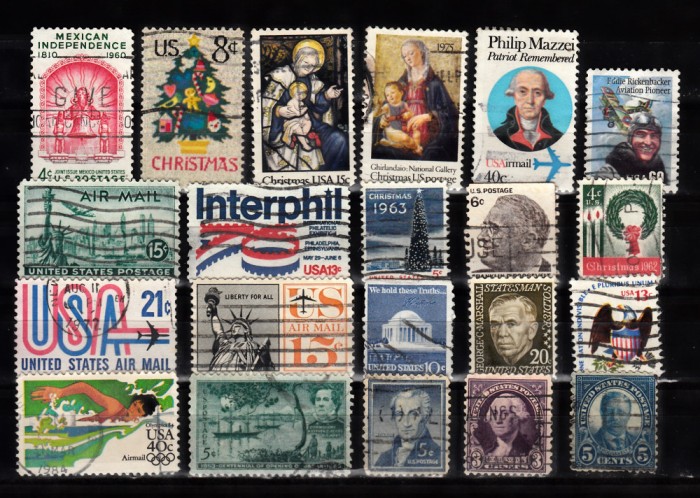 A7 T1 63 - Timbre foarte vechi - America