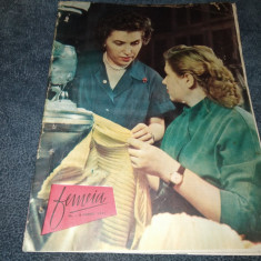 REVISTA FEMEIA NR 8 1961 INCLUDE SUPLIMENT FEMEIA