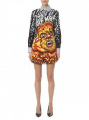 Rochie MOSCHINO PRINTED SHIRT DRESS 54040564 1112 Multicolor foto