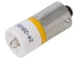 Lampă LED Galbenă BA9S T10 24-28V CML INNOVATIVE TECHNOLOGIES 186003B2C -20&divide;60&deg;C