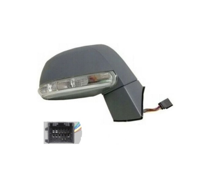 Oglinda exterioara Chevrolet Captiva (Klac), 07.2011-, Dreapta, reglare electrica; grunduita; incalzita; geam convex; cromat; 6 pini; cu semnalizare