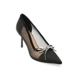 Pantofi eleganti FLAVIA PASSINI negri, Q2499, din material textil
