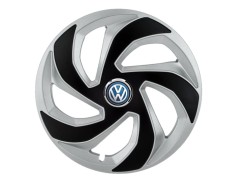 Set 4 capace roti Lama dual crom R14 pentru gama auto VW