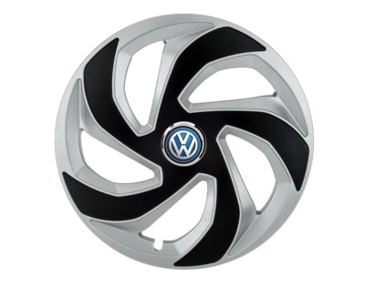 Set 4 capace roti Lama dual crom R14 pentru gama auto VW foto