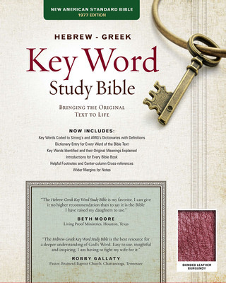Hebrew-Greek Key Word Study Bible-NASB: Key Insights Into God&amp;#039;s Word foto