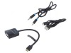 Adaptor mini HDMI la VGA, 0,15m, negru