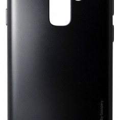 Husa silicon Mercury Goospery i-Jelly negru metalic pentru Samsung Galaxy S9 Plus (G965)