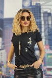 U846-1 Tricou casual cu imprimeu panda