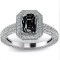 Noutate! Inel argint 925 placat rodiu cu moissanit , diamant de sinteza!!!