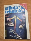 revista stiinta si tehnica septembrie 1991 - ion agarbiceanu proiectantul primului laser