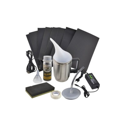Kit restaurare faruri auto cu polimer lichid , include accesorii si alimentare duala 12V / 220V foto