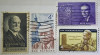 Statele Unite 1962 - personalitati, serie stampilata