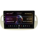 Navigatie Fiat 500 (2007-2014), Android 13, Z-Octacore 8GB RAM + 256GB ROM, 9 Inch - AD-BGZ9008+AD-BGRKIT362V2