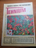 Revista tehnium octombrie 1972-curs practic ,aparatul foto,vitralii