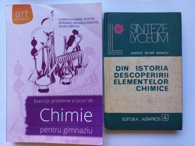 EXERCITII, PROBLEME SI JOCURI DE CHIMIE PENTRU GIMNAZIU- DOICIN + DIN ISTORIA... foto