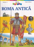 Carte Roma Antica de Brigitte Hoffmann, ilustratii Sara Otterstatter, 49 pagini, 21x28 cm, coperta cartonata, limba romana