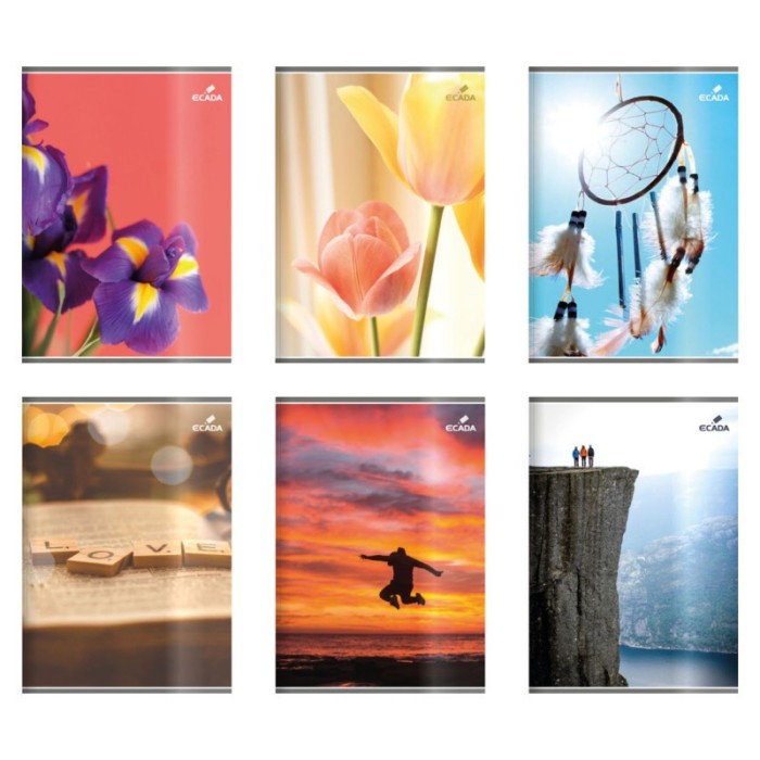 Caiet A4, 100 File, Policrom , Ideal pentru Limba Romana, Marca Ecada