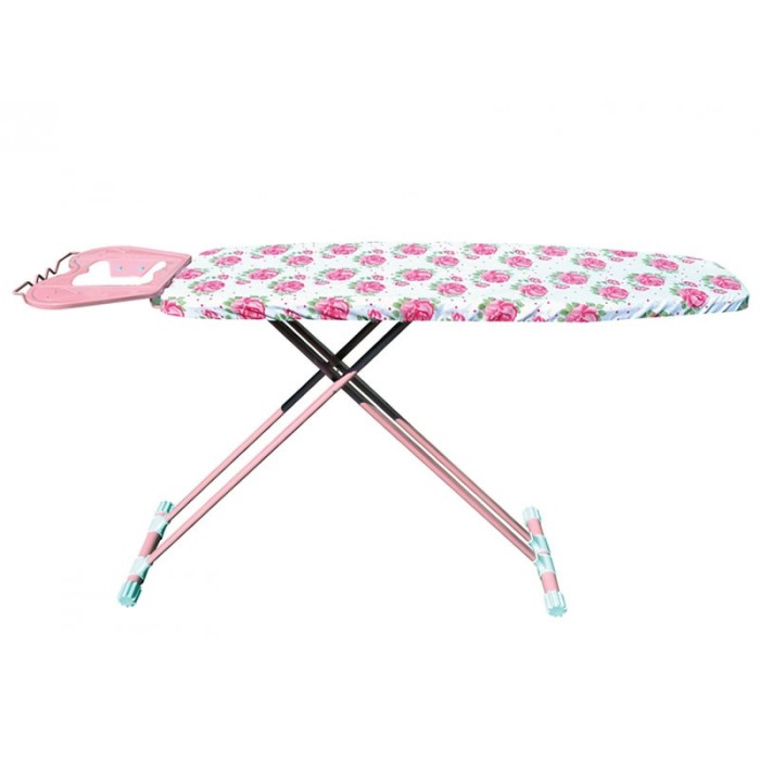 Masa de calcat Zilan Romantica, 116 x 36 cm, blat metalic Masa de calcat Zilan Romantica, 116 x 36 cm, blat metalic