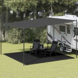 VidaXL Covor de cort, negru, 400x400 cm, HDPE