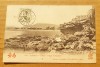 F974-I-cp-TONKIN Plaja cu rocile-Indochina franceza-carte postala veche.