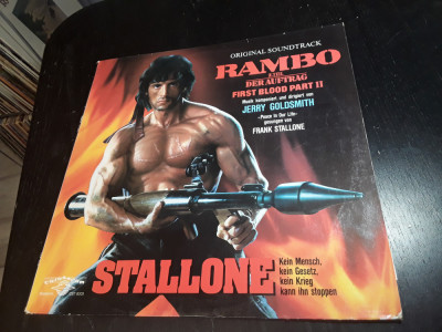 [Vinil] Jerry Goldsmith - Rambo First Blood part II - album pe vinil foto