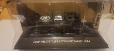 Jeep Willys Liberation de Paris - 1944 scara 1:43 foto