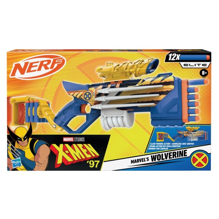 Nerf blaster elite marvel wolverine