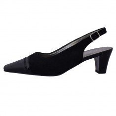 Pantofi dama, din piele naturala, marca Jenny Ara, B52804-1, negru , marime: 37 foto