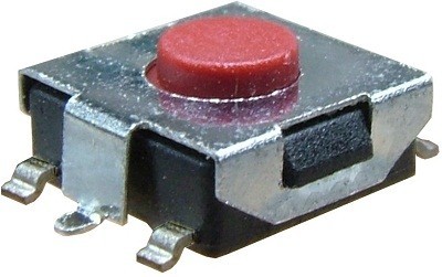 Intrerupator 6x6mm, inaltime 3mm, SMT, 124205 foto