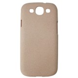 Husa hard plastic bej (aspect nisip) pentru Samsung Galaxy S3 i9300 / Galaxy S3 LTE i9305