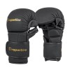 Manusi MMA inSPORTline Atirador Negru, Marimea M, Antrenament, Piele Sintetica, Box, Kickbox, Arte Martiale, Fixare Velcro