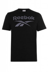 Tricou barbati Reebok GS STacked Negru foto