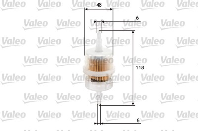 VALEO 587011 filtru combustibil foto