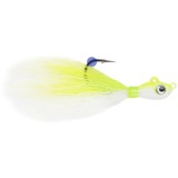 Big Eye Bucktail Jig Chartreuse/White 14g, Mustad