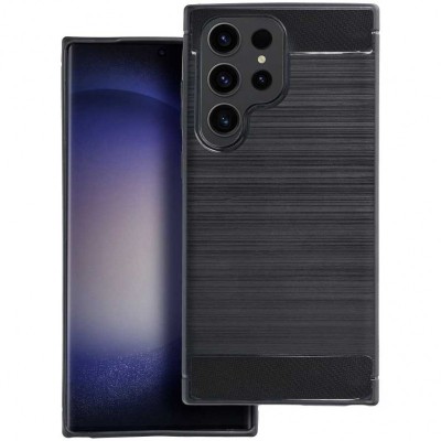 Husa Samsung A55 5G A556 Silicon Carbon Negru foto
