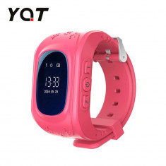 Ceas Smartwatch Pentru Copii YQT Q50 cu Functie Telefon, Localizare GPS, Pedometru, SOS - Roz, Cartela SIM Cadou foto