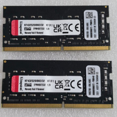 Kit RAM laptop Kingston FURY Impact 32GB (2x16GB) DDR4 3200MHz KF432S20IBK2/32
