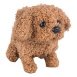 C&acirc;ine Interactiv Poodle Maro cu Mișcare și Sunet, CMCLASS