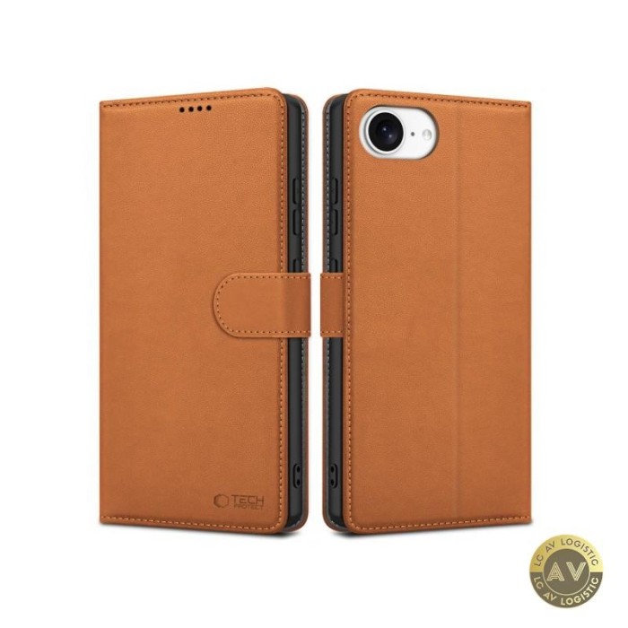 Husa pentru Apple iPhone 16e Tech-Protect Wallet Maro