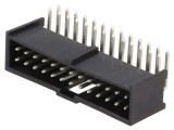 Soclu dreptunghiular tată C-Grid III 2,54mm 26 PIN THT