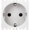 Priza schuko standard german 2M Vimar Arke alb 19208.B